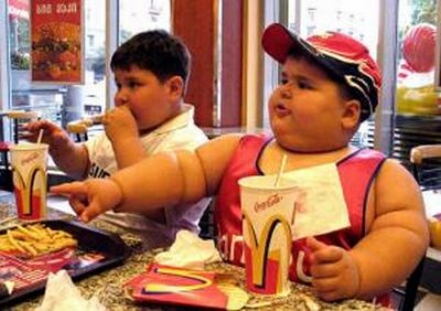 Причина ожирения у детей